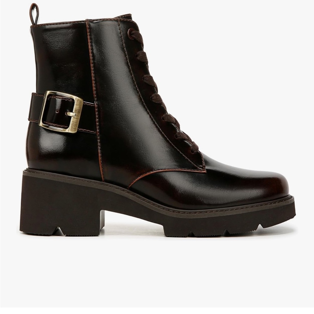 Black Leather Ankle Boots